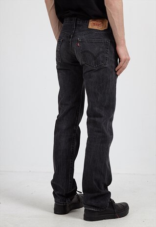 VINTAGE BLACK LEVI'S 501 FIT DENIM JEANS