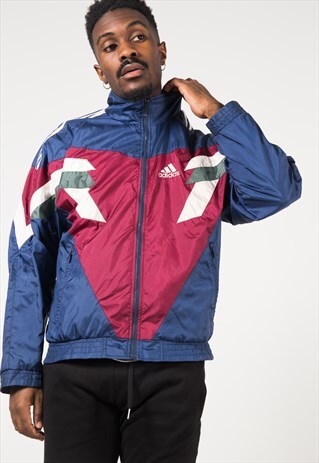 VINTAGE 80S USA ADIDAS SHELL SPORT JACKET / S1205