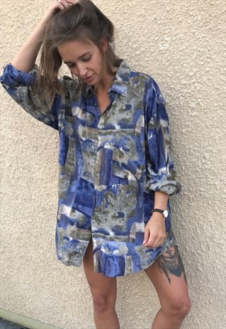 OVERSIZED RETRO 90S 80S VINTAGE UNISEX FESTIVAL SHIRT
