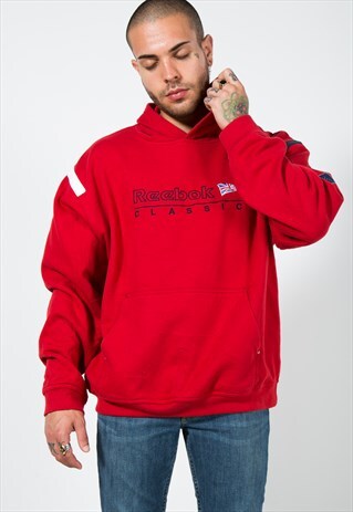 VINTAGE 90'S REEBOK HOODIE / S1052