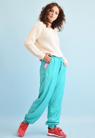 90'S RETRO ATHLEISURE SPORTS TRACKSUIT BOTTOMS