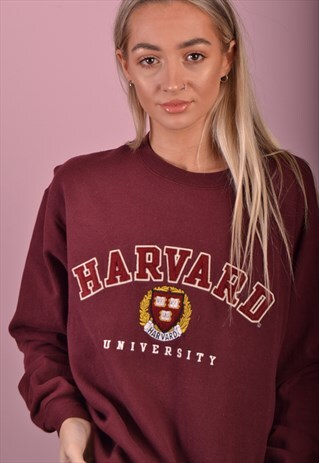 RED CHAMPION HARVARD UNIVERSITY SWEATSHIRT GJ4010