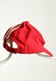VINTAGE VANS SCRIPT BASEBALL STRAPBACK CAP RED