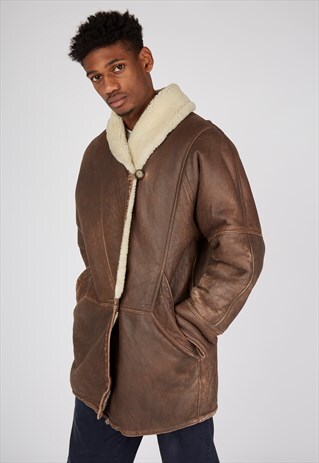VINTAGE SHEARLING FLIGHT JACKET