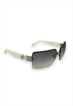 Vintage Y2K Chanel sunglasses grey ombre gradient lens