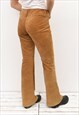W33 L33 SUEDE LEATHER PANTS COWBOY TROUSERS BOOTCUT WESTERN