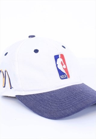 Vintage NBA McDonalds Cap White Grey Colour Block With Logo