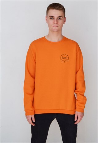ORANGE 5 EMBLEM SWEATSHIRT