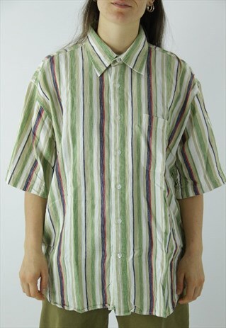90'S STYLE SHIRT STRIPED