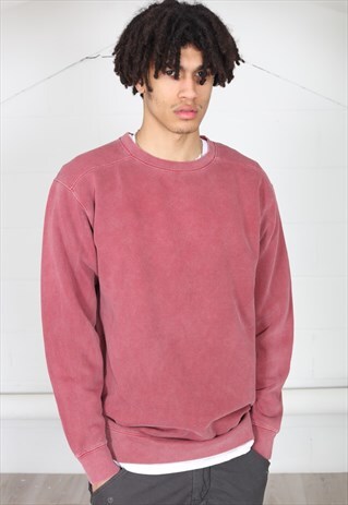 COSMIC SAINT CRIMSON WASHED UNISEX SWEATSHIRT