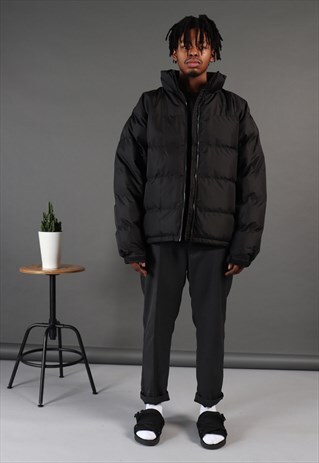PADDED PUFFER JACKET IN BLACK  