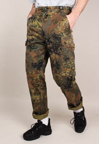 VINTAGE CAMO TROUSERS ASM1896