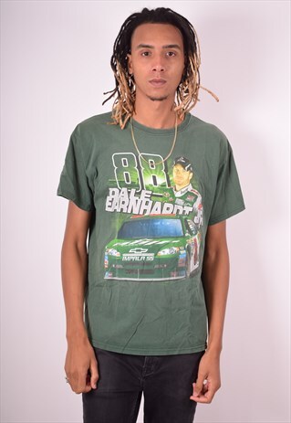 MENS VINTAGE T-SHIRT TOP XL GREEN 90S
