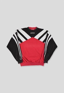 Vintage 90s Adidas Embroidered Colour Block Sweatshirt