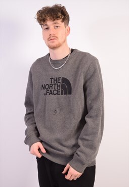 Vintage The North Face Sweatshirt Jumper Grey