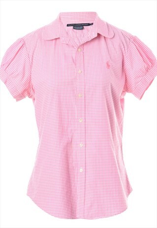 1990S RALPH LAUREN CHECKED SHIRT - S