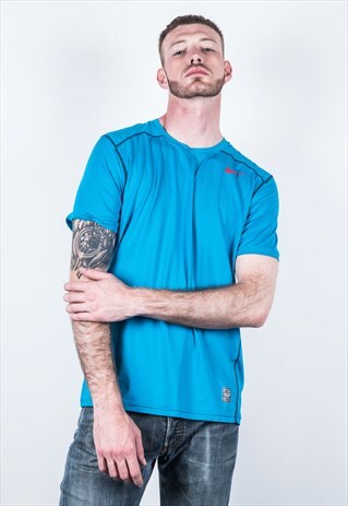 VINTAGE NIKE SPORTS T-SHIRT IN BLUE
