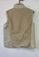 BEIGE PATAGONIA FLEECE  RETRO X FLEECE GILET WOMENS LARGE