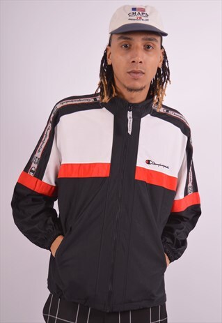 VINTAGE CHAMPION TRACKSUIT TOP JACKET MULTI