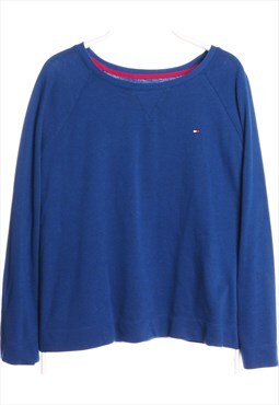 Vintage 90's Tommy Hilfiger Sweatshirt Embroidered Round