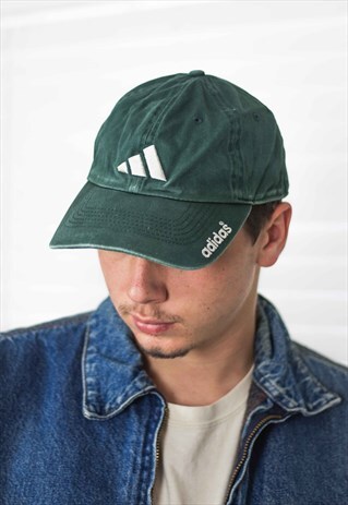 VINTAGE ADIDAS BASEBALL CAP HAT LOGO 90S X 3