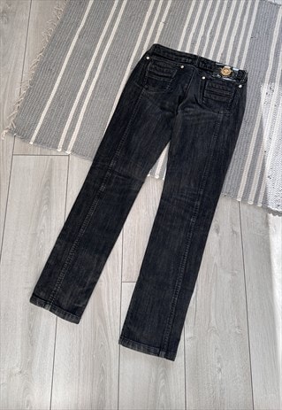 Versace Skinny Gray Denim Jeans