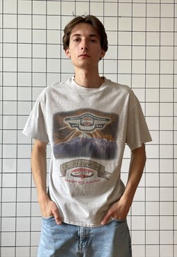 Vintage HARLEY DAVIDSON Tee Graphic T Shirt 1998 White
