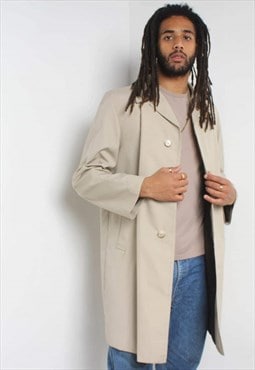 Vintage 80's Marks and Spencer Mac Jacket Beige