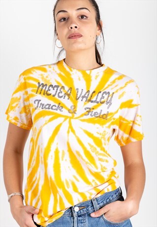VINTAGE 80S TIE DYE T-SHIRT/ S2355