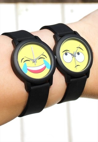 Set of 2 Emoji Watches
