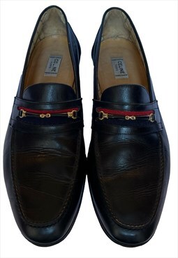 Vintage Celine black loafers Size 8.5