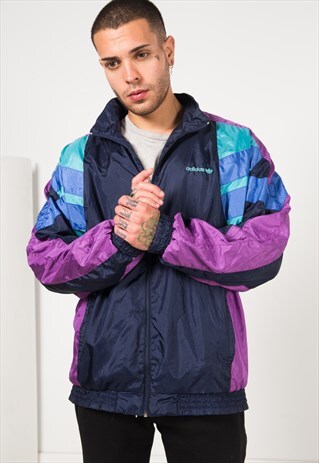 VINTAGE 80S ADIDAS SHELL SPORT JACKET / S1058