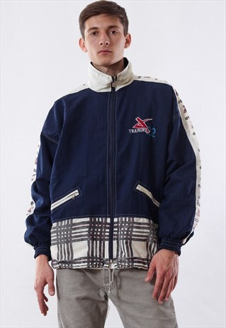 VINTAGE ADIDAS ORIGINALS CROSS TRAINING TRACKSUIT 90S BLUE