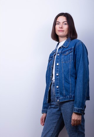 DARK BLUE DENIM JACKET