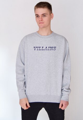 GREY VILLAINS STRIPED (NAVY) SWEATSHIRT