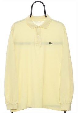 Vintage Chemise Lacoste 90s Yellow Polo Shirt Mens