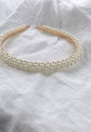 CHUNKY PEARL HEADBAND
