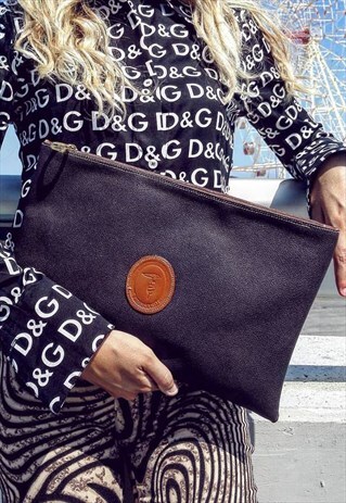 TRUSSARDI 80S VINTAGE TRUSSARDI CLUTCH BAG