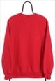 VINTAGE ELSMORE SWIM SHOP RED SPELLOUT SWEATSHIRT WOMENS