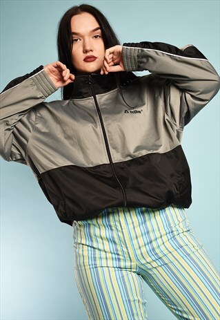 Y2K RETRO TRACKSUIT OVERSIZED SPORTS ATHLEISURE JACKET