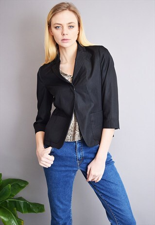 90'S CLASSIC CUT MINIMALIST GEOMETRIC DESIGNER JACKET