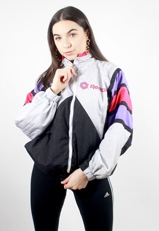 90'S RETRO MULTI-COLOURED TRACK JACKET