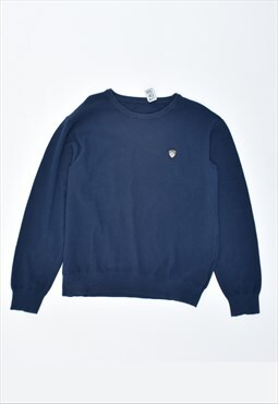 Vintage Armani Jumper Sweater Navy Blue