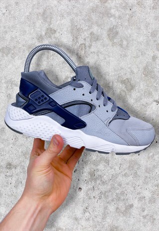 NIKE AIR HUARACHE TRAINERS GREY WOMEN'S UK 4.5