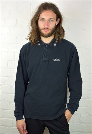 VINTAGE 90'S UMBRO LONG-SLEEVED POLO SHIRT