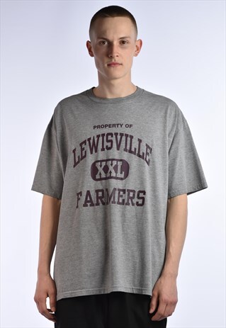 VINTAGE LEWISVILLE FARMERS BASEBALL T-SHIRT