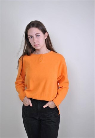 VINTAGE ORANGE HERITAGE WORKER SWEATSHIRT