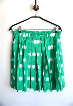 Vintage Polka Dot Skirt Summer Skirts High Waist