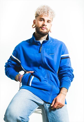 VINTAGE 80S NAUTICA ZIP SWEATSHIRT / S7112