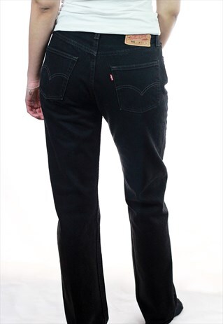 VINTAGE LEVI'S BLACK CLASSIC FIT 501 JEANS